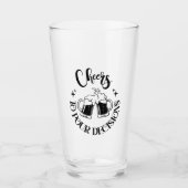 Grappig Bier Glas (Voorkant)