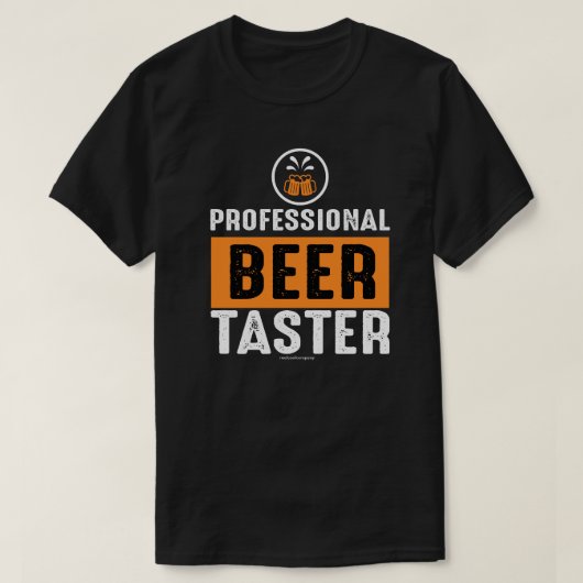 Grappig bier grafisch T-shirt – Professioneel bier (Design voorkant)