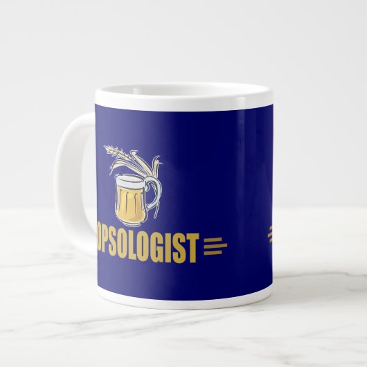 Grappig Bier Grote Koffiekop (Links)
