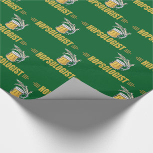Grappig Bier Hoppen Brouwen Drinken Humoristisch G Cadeaupapier