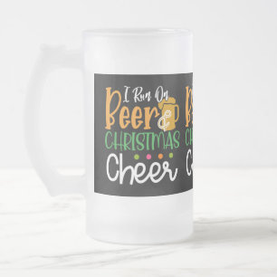 grappig bier Kerstmis juichen Matglas Bierpul