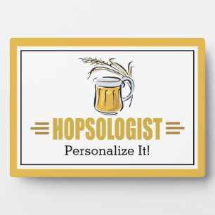 Grappig Bier Maken Brouwen Drinken Verkopen Humori Fotoplaat