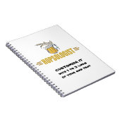 Grappig Bier Notitieboek (Rechterzijde)