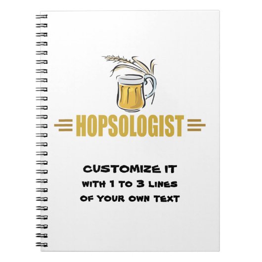Grappig Bier Notitieboek (Voorkant)