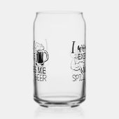 Grappig bier oefening woord kunst blikvorm glas (Links)