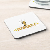 Grappig Bier Onderzetter (Linkerzijde)
