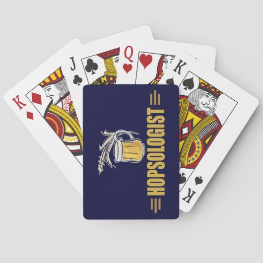 Grappig Bier Pokerkaarten (Achterkant)