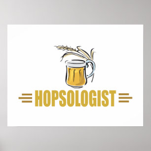 Grappig Bier Poster