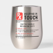 Grappig bier recept familie reünie aangepaste teks (Achterkant)