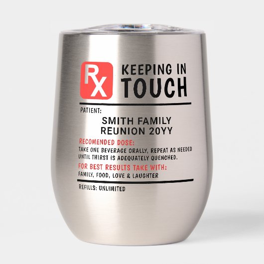 Grappig bier recept familie reünie aangepaste teks (Voorkant)