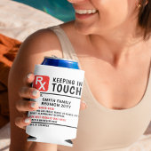 Grappig bier recept familie reünie aangepaste teks blikjeskoeler