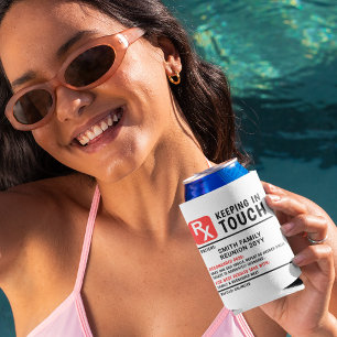 Grappig bier recept familie reünie aangepaste teks blikjeskoeler