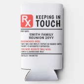 Grappig bier recept familie reünie aangepaste teks seltzer blikjeskoeler (Achterkant)