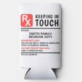 Grappig bier recept familie reünie aangepaste teks seltzer blikjeskoeler (Voorkant)