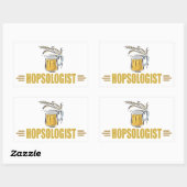 Grappig Bier Rechthoekige Sticker (Vel)