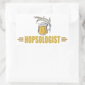 Grappig Bier Rechthoekige Sticker (Tas)