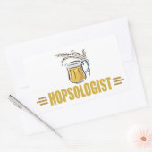 Grappig Bier Rechthoekige Sticker (Envelop)