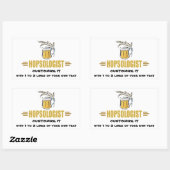 Grappig Bier Rechthoekige Sticker (Vel)