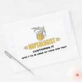 Grappig Bier Rechthoekige Sticker (Envelop)