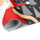 grappig bier santa claus cadeaupapier (Rol Hoek)