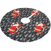 grappig bier santa claus kerstboom rok (Gekanteld)