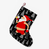 grappig bier santa claus kleine kerstsok (Voorkant (Hangend))