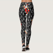 grappig bier santa claus leggings (Achterkant)