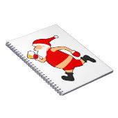grappig bier santa kerstmis notitieboek (Rechterzijde)