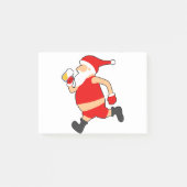 grappig bier santa kerstmis post-it® notes (Voorkant)