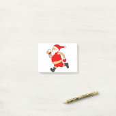grappig bier santa kerstmis post-it® notes (Op bureau)