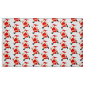 grappig bier santa kerstmis stof (Fat Quarter)