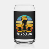 Grappig bier Seizoen woord kunst Blikvorm Glas (Voorkant)
