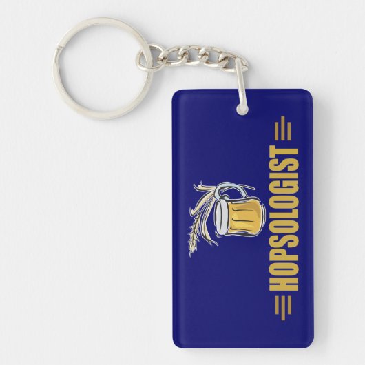 Grappig Bier Sleutelhanger (Voorkant)