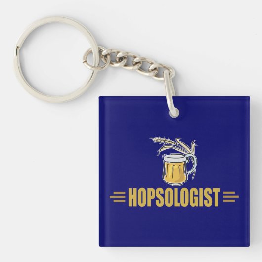 Grappig Bier Sleutelhanger (voorkant)