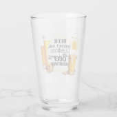 Grappig bier stelt geen vragen die begrijpen dat h glas (Achterkant)