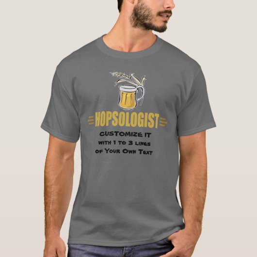 Grappig Bier T-shirt (Voorkant)