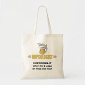 Grappig Bier Tote Bag (Voorkant)