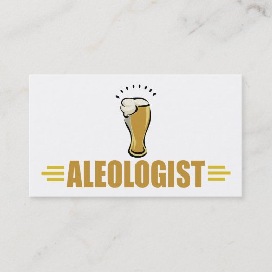 Grappig Bier Visitekaartje (Voorkant)