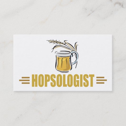 Grappig Bier Visitekaartje (Voorkant)