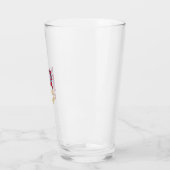 Grappig bier vuurwerk vintage shirt ontwerp_1 glas (Links)