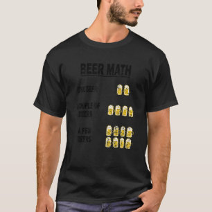 Grappig Bier Wiskunde T Shirt