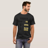 Grappig Bier Wiskunde T Shirt (Voorkant volledig)