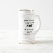 Grappig biercitaat grap nieuwigheid stein slogan m bierpul (Voorkant rechts)