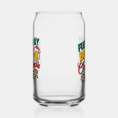 Grappig biertje kerstjuichen blikvorm glas (Rechts)