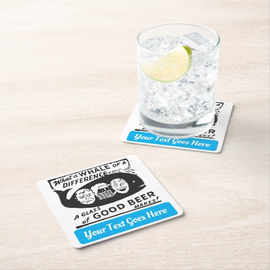 Grappig  biertje met elke tekst kartonnen onderzetters (Insitu)