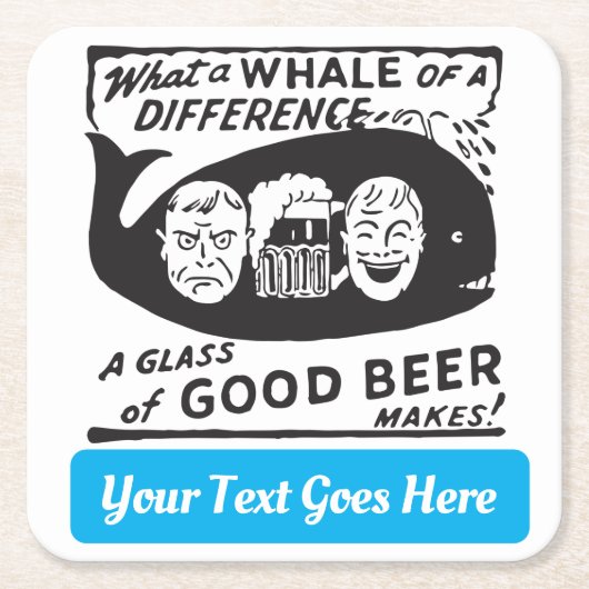 Grappig  biertje met elke tekst kartonnen onderzetters (Voorkant)