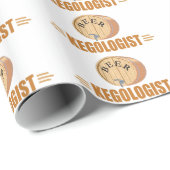 Grappig Biervat Cadeaupapier (Rol Hoek)
