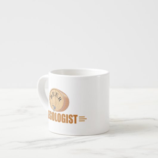 Grappig Biervat Espresso Kop (Links)