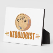 Grappig Biervat Fotoplaat (Zijkant)