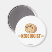 Grappig Biervat Magneet (Voorkant / Achterkant)